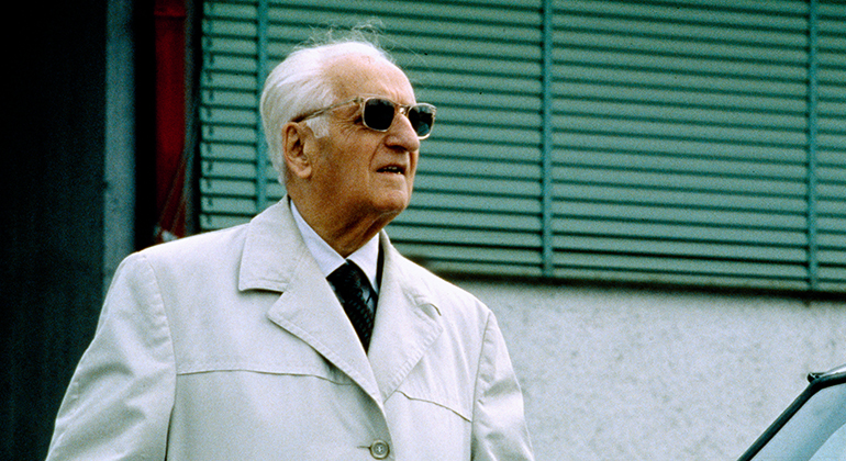 Enzo Anselmo Ferrari (1898-1988) fundou a única equipe presente em todas as temporadas de F-1 (Ferrari)